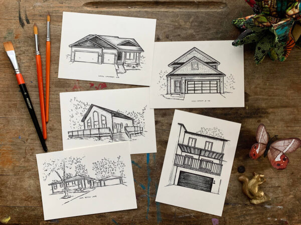 Small Detached House Drawing Stock Illustration - Download Image Now - House,  Drawing - Art Product, Doodle - iStock